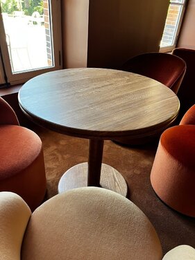Table d'hôtel restaurant en chêne pédonculé 1er choix Français